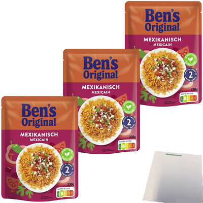Ben's Original Express Mexikanisch 3er Pack 3x220g Packung usy Block