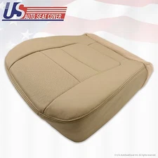 2001 Ford F250 F350 Lariat Passenger Bottom Leather Seat Cover Parchment TAN