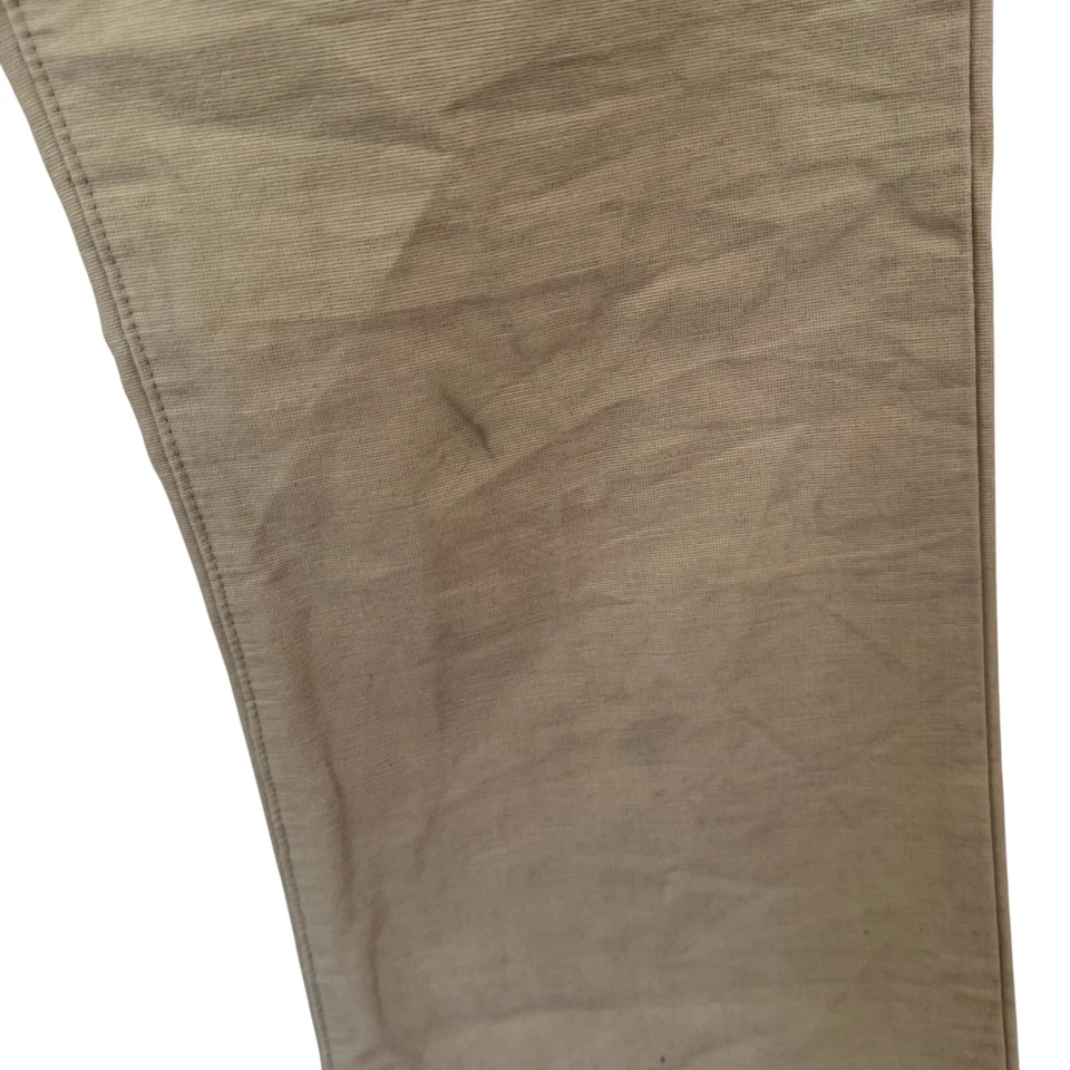 Pantalones bootcut vintage y2k años 90 inclinados caqui beige sin cintura tiro medio talla usados en excelente estado Foto 3 de 4