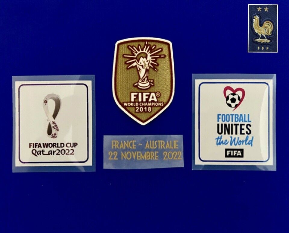 Original Player Issue FIFA World Cup Winners 2018 France Patch Sporting ID  Gold – Kitroom Football