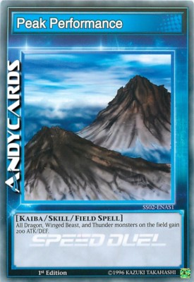 PEAK PERFORMANCE (SPEED DUEL) Common SS02 ENAS1 YUGIOH