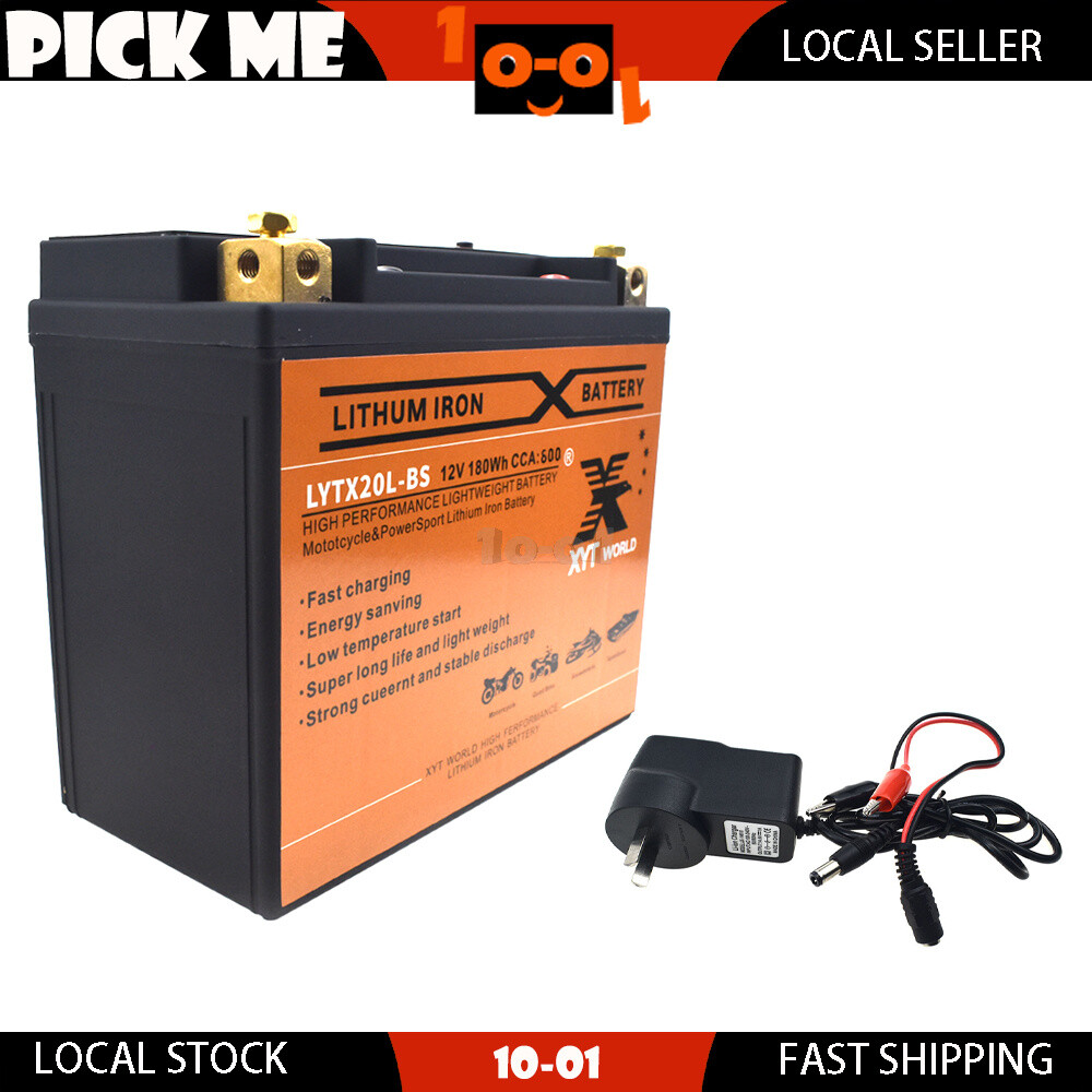 JMT Battery Ytx20L-Bs Gel Fits Harley Davidson FXST 1450 2000-2003