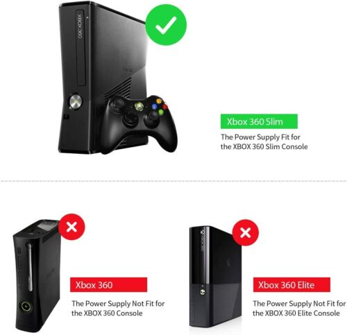 mariposa Fiel mordedura Fuente de alimentación Xbox 360 Slim S Adaptador de CA para Microsoft X Box Charger Brick Cord | eBay mariposa Fiel mordedura Fuente de alimentación Xbox 360 Slim S Adaptador de CA para Microsoft X Box Charger Brick Cord | eBay