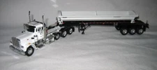 1/64 DCP 60-1748 359 Pete Tri-Axle Day Cab White Tri-Axle SmithCo Side Dump