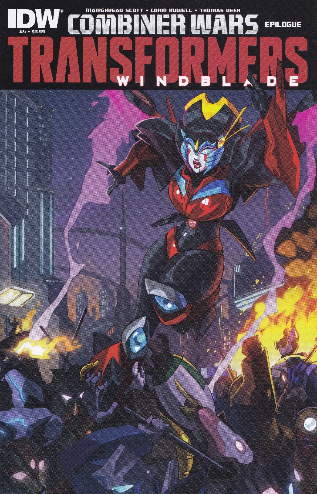 TRANSFORMERS Windblade (2015) #4 Back issue