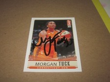 MORGAN TUCK SIGNED AUTOGRAPHED 2016 WNBA ROOKIE RC CARD SP 1/500 -SUN-STORM-CT