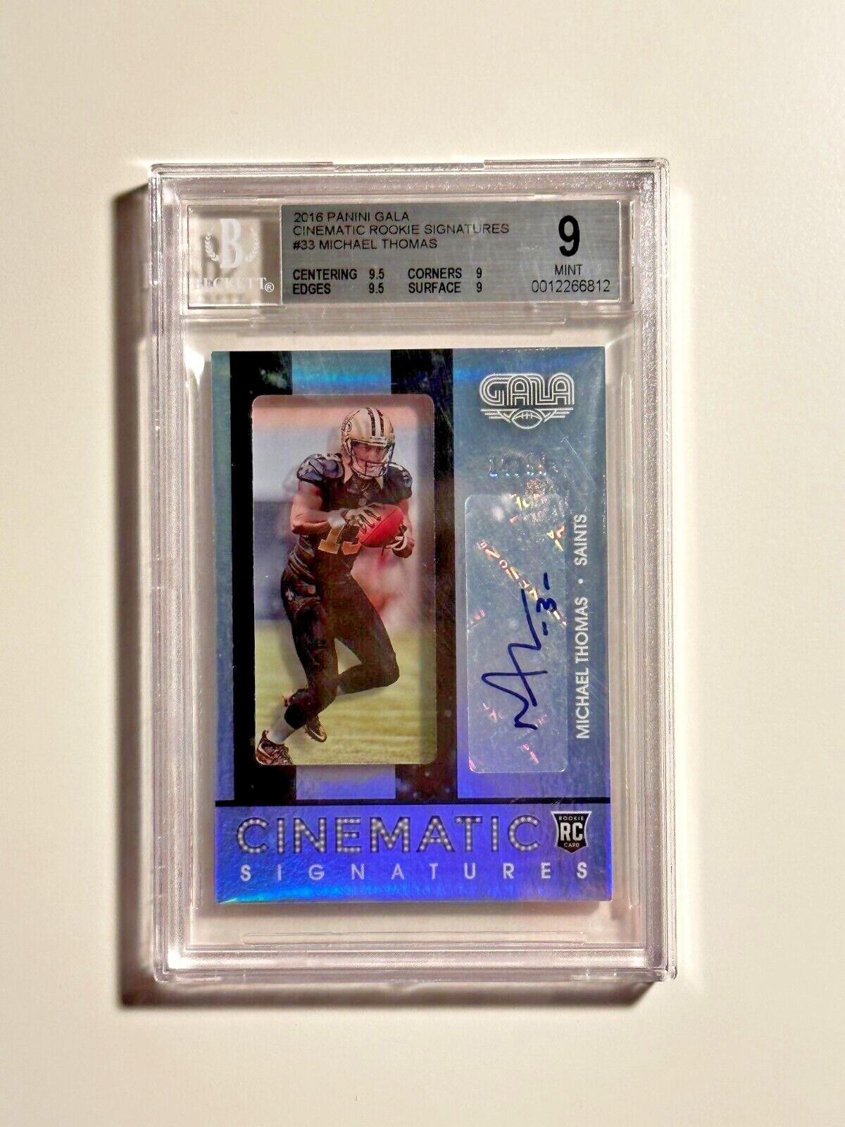 Michael Thomas Panini Gala Cinematic Rookie Signatures #CRSMT Base