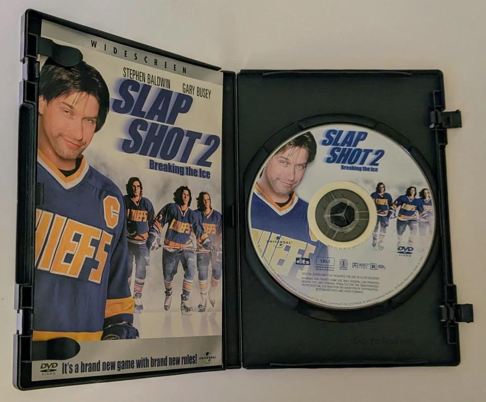 Slap Shot 2 DVD (2002) - Region 1 - FR/EN/ES - VG+ (Tested) - Image 4 of 4