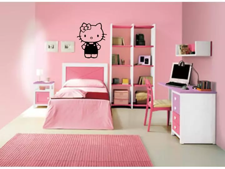 HELLO KITTY Girls Bedroom Baby Nursery Wall Decal Decor