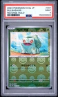 2023 POKEMON JAPANESE SV2A-POKEMON 151 REVERSE HOLO #001 BULBASAUR PSA 9