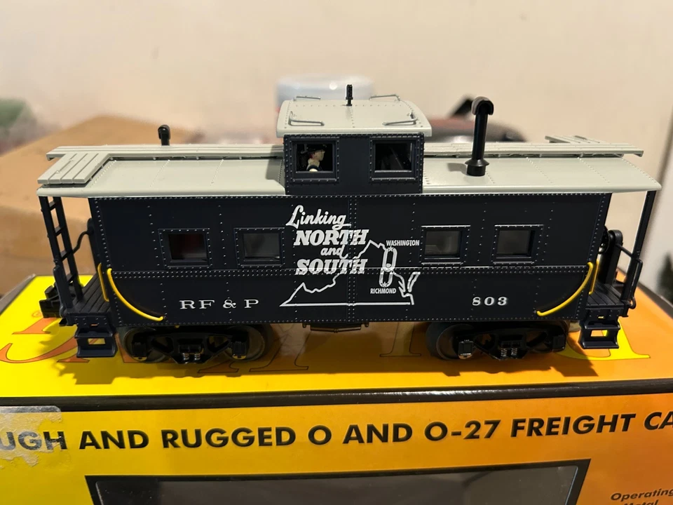 MTH 30-77038 Richmond, Fredericksburg, and Potomac Steel Caboose LN/Box - Image 2 of 4