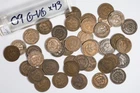 1909 Indian Head Penny Lot of 43 Coins Good to Very Good Condition G-VG