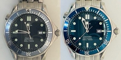 OMEGA Seamaster Professional 300m wgベゼル Omega Seamaster Professional 300m Bezel Insert Blue Full-size