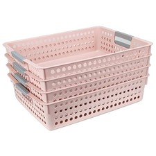 Turn in Trays Classroom, 4Pcs Trays for Classroom, Book Baskets for Library, ...