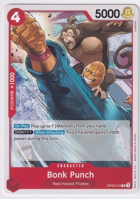 Bonk Punch C Emperors in the New World OP09-010 NM