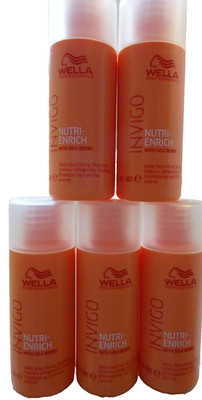 Wella Invigo Nutri-Enrich Deep-Nourishing Shampoo REISEGRÖSSE 5 X 50 ml = 250 ml