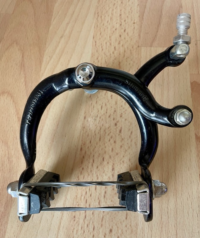 Shimano Tourney 88S Rear Brake Caliper Dated 1984 with Pads VGC