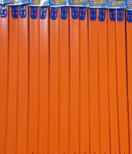 HOT WHEELS TRACKS 12pc Straight 24" Long 6 SETS 24ft Total Connectors SHIPS FLAT