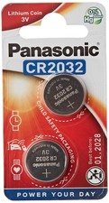 Panasonic CR2032 3V Coin Cell Battery 2 Pack Long Lasting Power for Devices