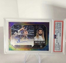 WWE Seth Rollins Auto POP 1 PSA 10