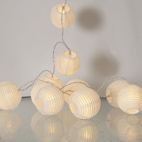 Star Trading Lampion-Lichterkette ,Festival', 10 LED Lampions, Strombetrieben,