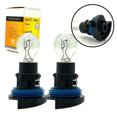 2 x 12V HP24W mit Fassung 24W klar weiß DRL Leuchtmittel P24W 928