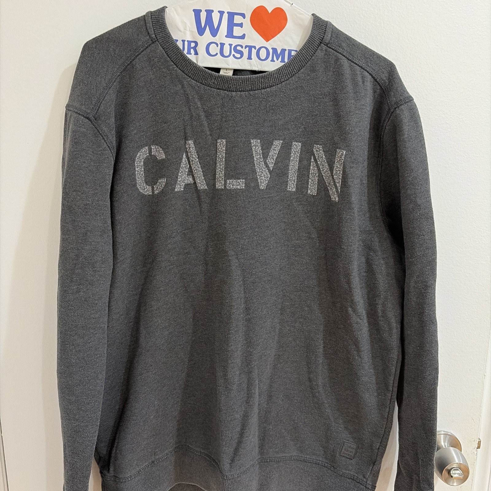 Calvin Klein Jeans L Sweatshirt Grey