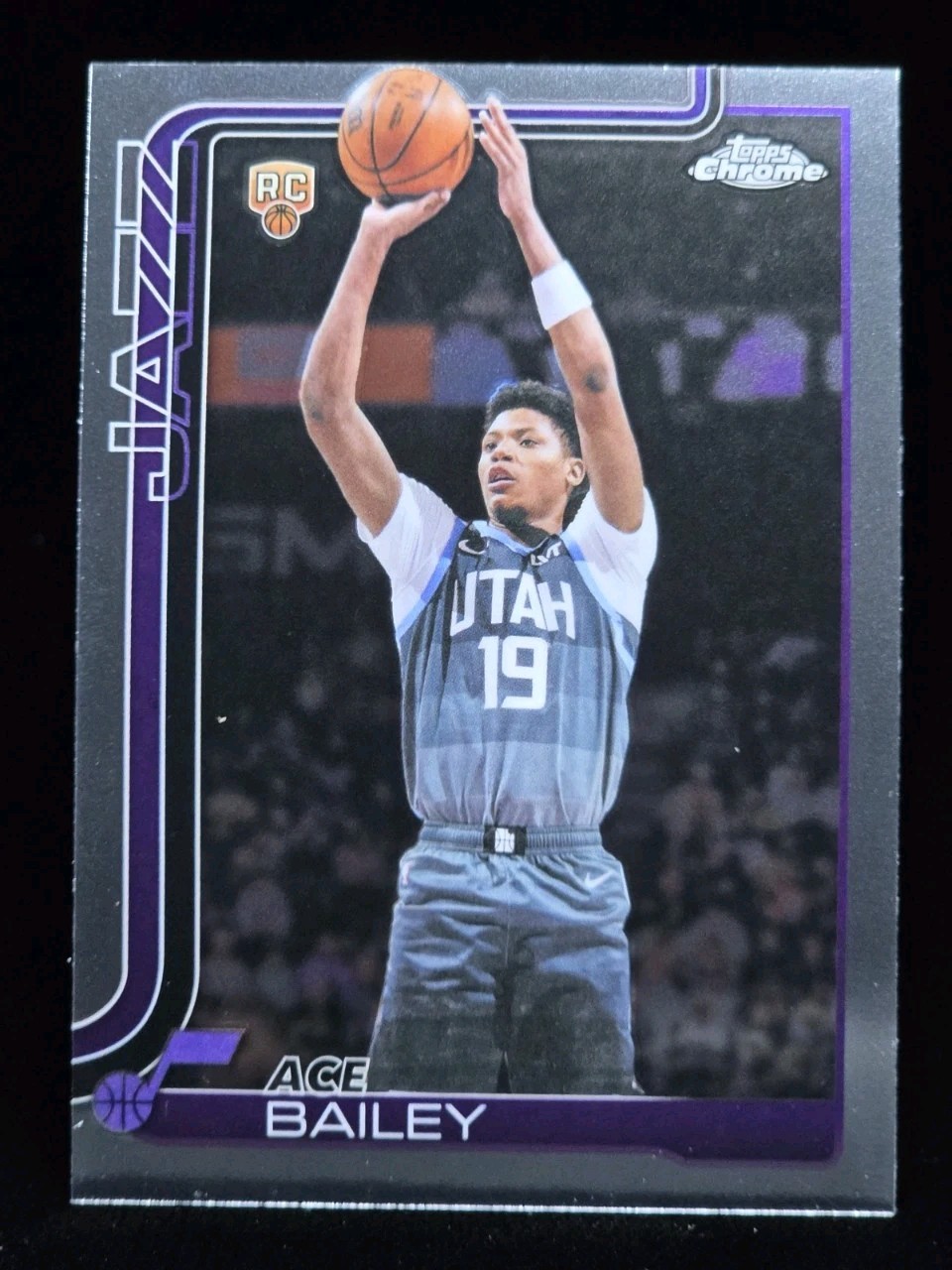 2025-26 Topps Chrome Update NBA Ace Bailey Rookie Card #155