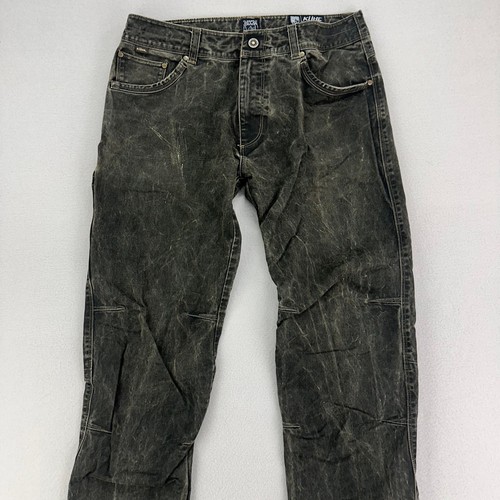 Kuhl RYDR Pants Mens 34x34 Green Waxed Canvas Technical Utility Work Hiking - Picture 2 of 12