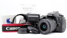 Top MINT Canon EOS 80D 24.2MP Digital SLR Camera EF-S 10-18mm 4.5-5.6 IS STM
