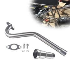 3 Stage Exhaust Header Pipe For Coleman CT100U Predator 79cc 98cc 3HP Mini Bike