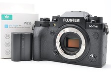 Near Mint Fujifilm X-T4 26.1MP Mirrorless Camera Body Black Shutter 12921