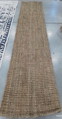 NATRL GREY 2'-6'' x 12'-0'' Broken Thread Rug, Reduced Price 1172777496 NF447M-212