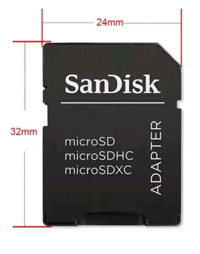 SANDISK MICRO SD Card Adapter SDHC SDXC MEMORY CARD ADAPTOR CONVERTER - Image 4 of 4