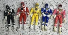Vintage Mighty Morphin Power Rangers 1993 8" Bandai Action Figures Lot Of 5