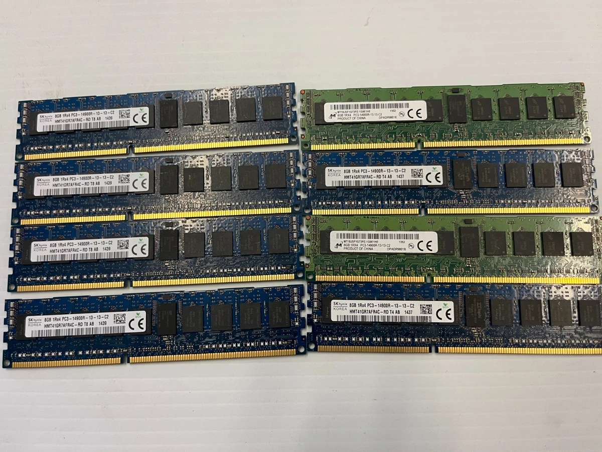 SK hynix メモリ 16GBx16枚 合計256MB PC3-14900R SK hynix PC3-14900 DDR3-1866 Network Server Memory RAM for sale | eBay