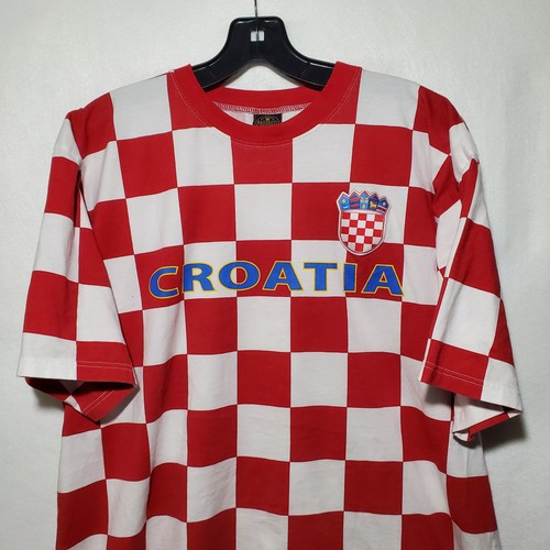 Croatia Shirt Training Football Tee Short Sleeve National Team 