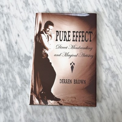 Pure Effect - Derren Brown - Mind Reading & Mentalism OOP/Rare book - Read