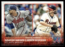 2015 Topps Update Sugar Ray Marimon/Andrew McKirahan Rookie Atlanta Braves