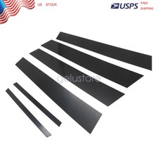 6x Bright Glossy Black Pillar Post Door Trim Cover For Honda Civic 2006-2011 Usa