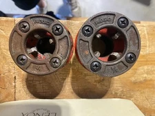 Ridgid 00-R pipe threader dies 2 Pc 3/4" & 1/2"