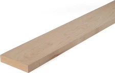 StewMac Electric Guitar Neck Blank for Bolt-on Neck, Plain Maple