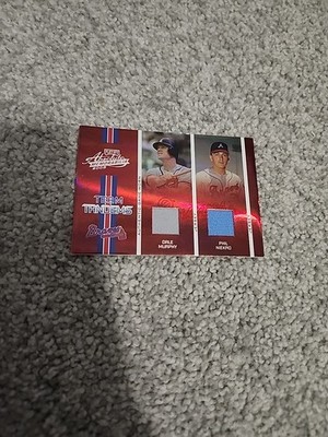 2005 Playoff Absolute Mem. Team Tandems D.Murphy/P. Niekro #TT-8 75/75 Jersey 