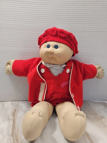 Cabbage Patch Kids Vintage 1982 Coleco Dimples Tooth Blue Eyes Bald Outfit