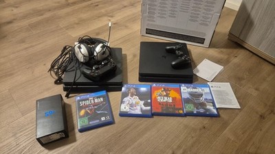 2x Sony PlayStation Ps 4 Slim und 1x Samsung Galaxy S9+ Spielekonsole SchwarzTop