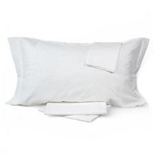Lenzuola Caleffi bianco 100% cotone premium completo letto per Hotellerie B&B