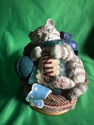 feline good quotable cats sculpture collection - EAR BROKEN