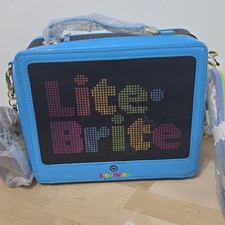 Loungefly Lite-Brite Blue Crossbody Bag Zip, ...