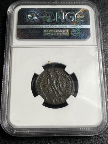 Licinius I AD 308-324 BI Reduced Nummus Alexandria rv Genius stg. Ch XF* - Bild 6 von 8