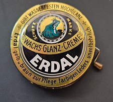 Seltene ERDAL Wachs-Glanz-Creme Spieluhr Blechdose (Original)